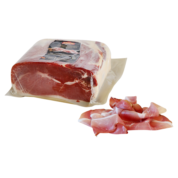 Jamon Serrano Extremadura, spanischer Serranoschinken, luftgetrocknet, Blockform
