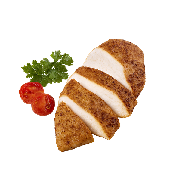 Hähnchenbrustfilet, roh, flüssig gewürzt, Halal