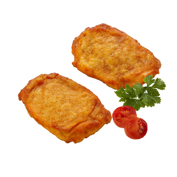 Hähnchen Steaks aus der Oberkeule, gewürzt, vorgebraten