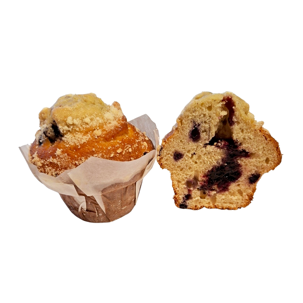 Blueberry Muffin, gefüllt, fertig gebacken