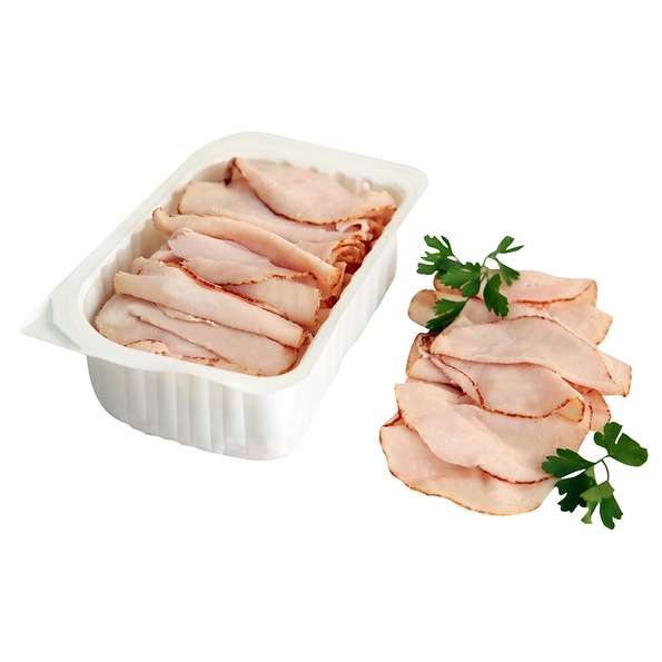FFS Hähnchenbrust gebacken und geraspelt, aus Hähnchenbrustfilets zusammengefügt, gepökelt und gegart