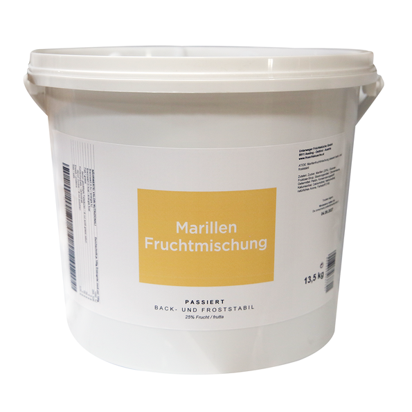 Marillenfruchtmischung, passiert