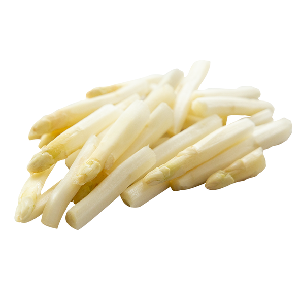 Spargel Bruch geschält