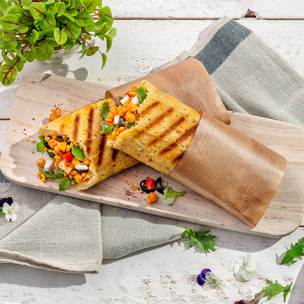 Natura Softroll Brot Wrap mit 72 % Weizen und 4 % Hirse