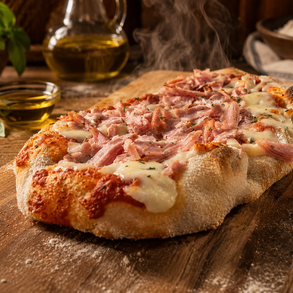 Mono Pinsa Prosciutto Funghi, vorgebacken