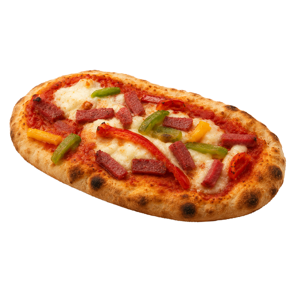 Mono Pinsa Salami Paprika, vorgebacken