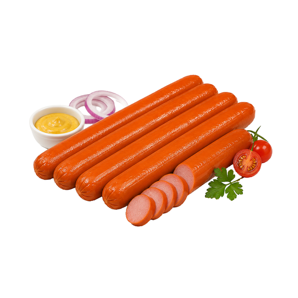 Geflügel-Currywurst, in Eigenhaut, Halal