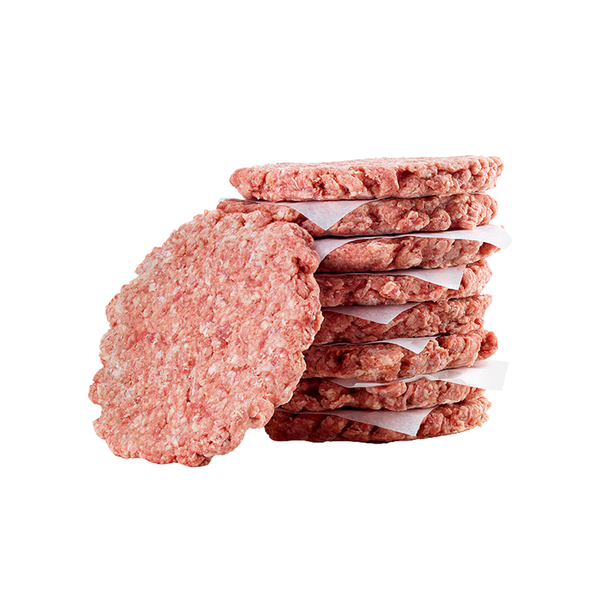 Homestyle Burger, Hamburger, roh