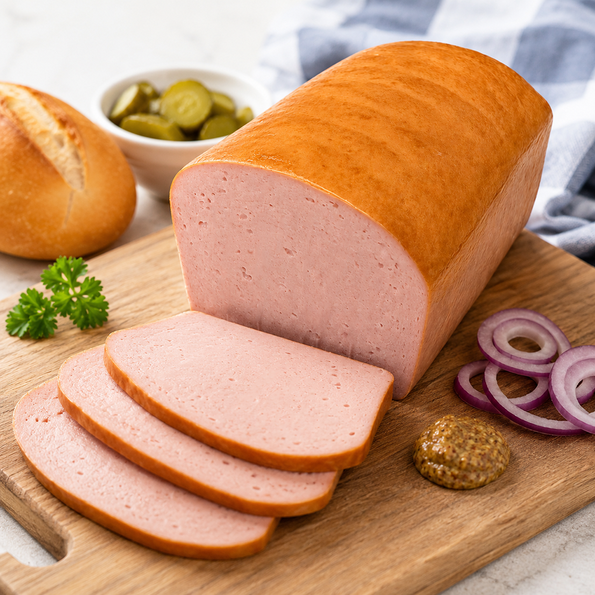 BAYERNSONNE Original Bayerischer Leberkäse 1/2 Stück
