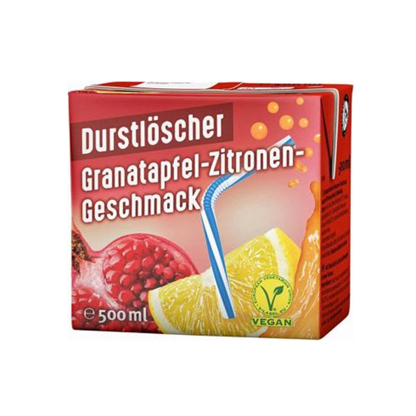 Durstlöscher Granatapfel-Zitronen-Geschmack