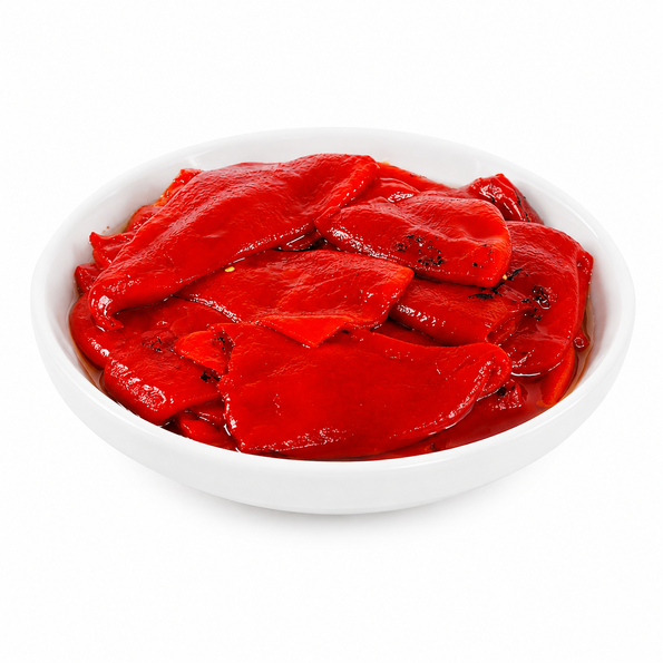 Florini, rote gegrillte Paprikafilets ohne Haut, natur