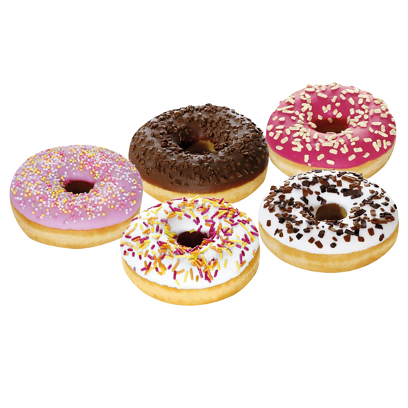 Doony's Classic Donut Mix Box, fertig gebacken