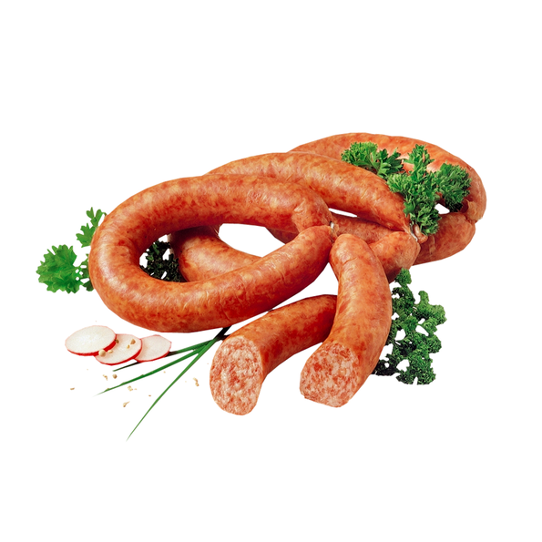 Bregenwurst, geräuchert nach Art einer norddeutschen Bregenwurst
