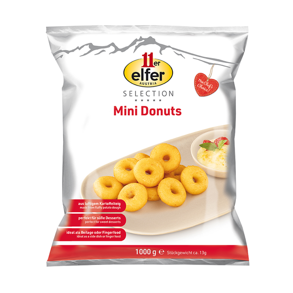 Mini-Donuts luftiger Kartoffelteig, vorgebacken