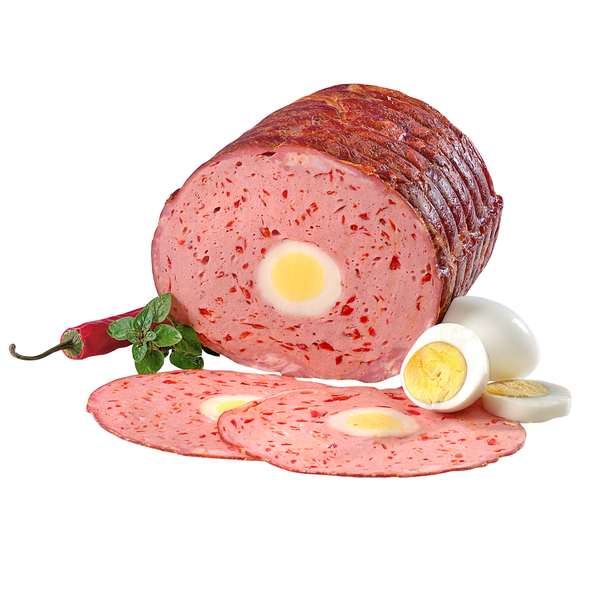 Bauchroulade mit Ei