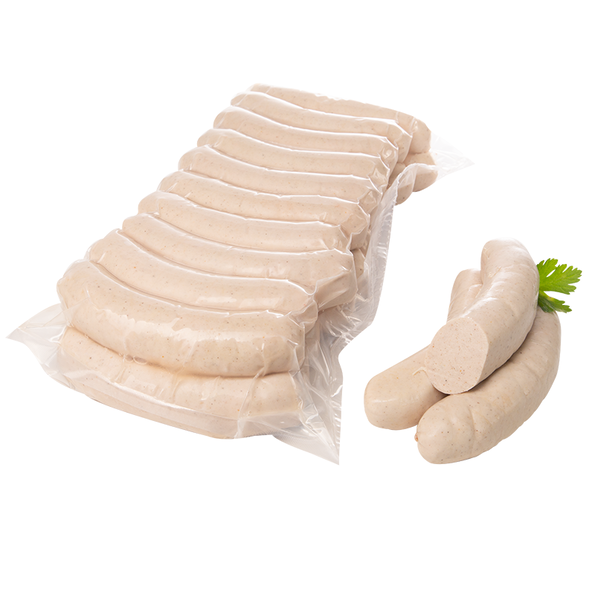 Rostbratwurst, gebrüht