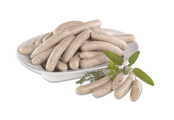 Original Nürnberger Rostbratwürste, gebrüht