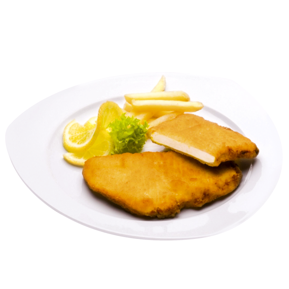 Hähnchenbrustfilet, paniert, gebraten