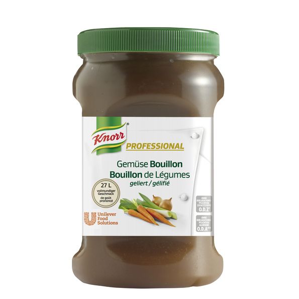 Professional Gemüse Bouillon, geliert
