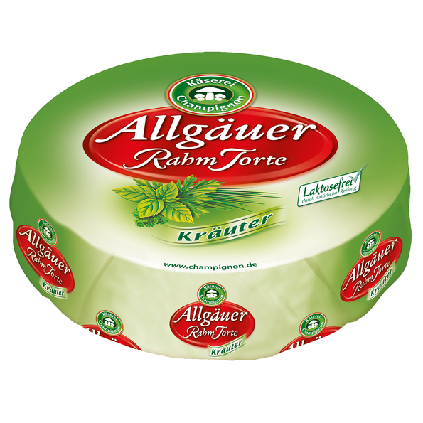Allgäuer Rahmtorte Kräuter 65 % Fett i. Tr.