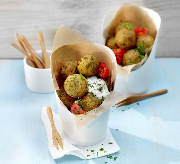 Falafelbällchen, frittiert