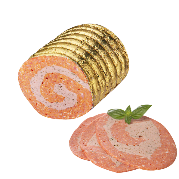 Kräuterrolle Brühwurstpastete