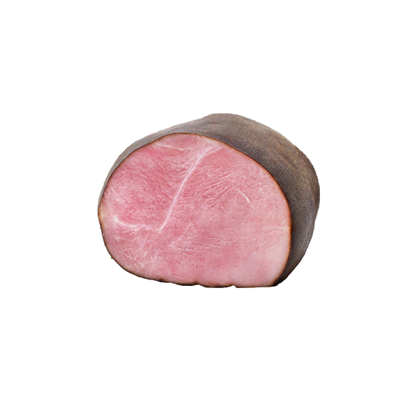 Schwarzrauchschinken Schweinenuss gegart und geräuchert