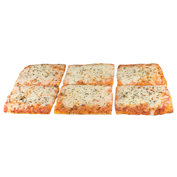 Pizza Margherita 28x40cm, 4-eck, geschnitten