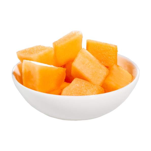 Cantaloupe-Melonenwürfel